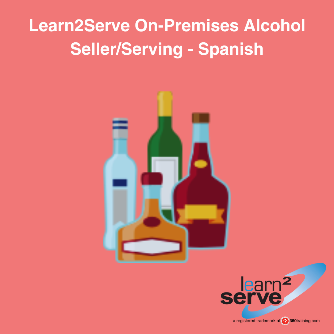 Learn2Serve On-Premises Alcohol Seller/Server - Spanish