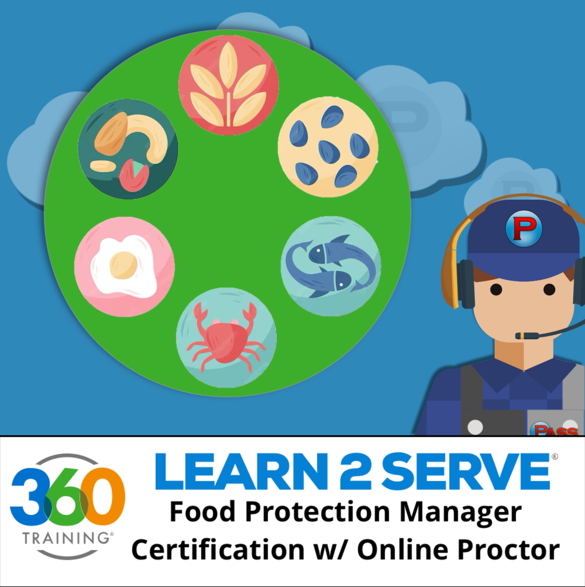 Learn2Serve Food Protection Manager Certification w/ Online Proctor