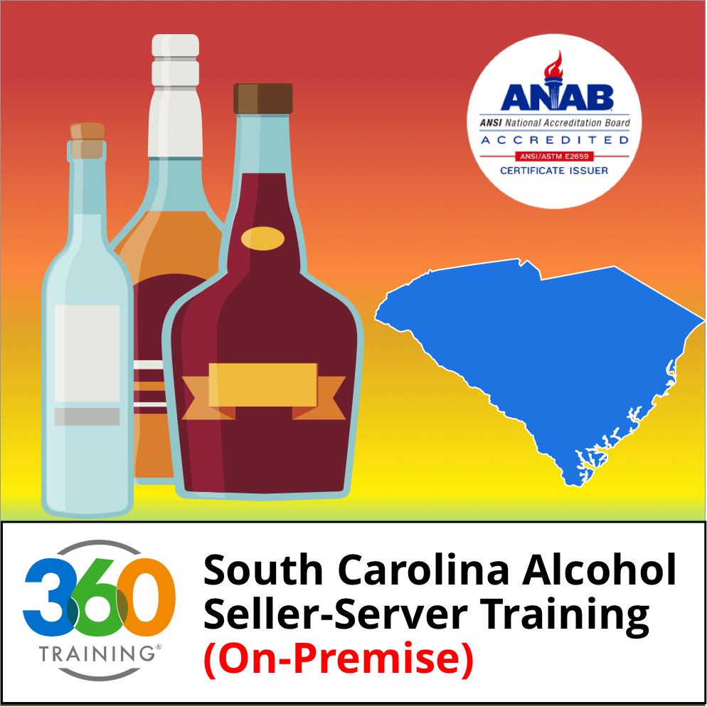 South Carolina Alcohol Seller-Server Training (On-Premise)