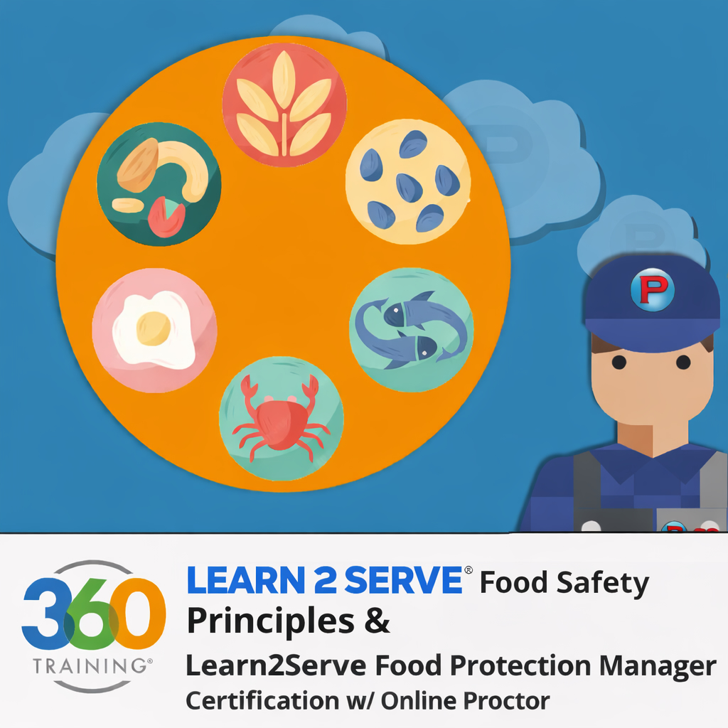 Learn2Serve Food Safety Principles & Learn2Serve Food Protection Manager Certification w/ Online Proctor Exam