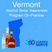Learn2Serve Vermont On-Premise Alcohol Server Training